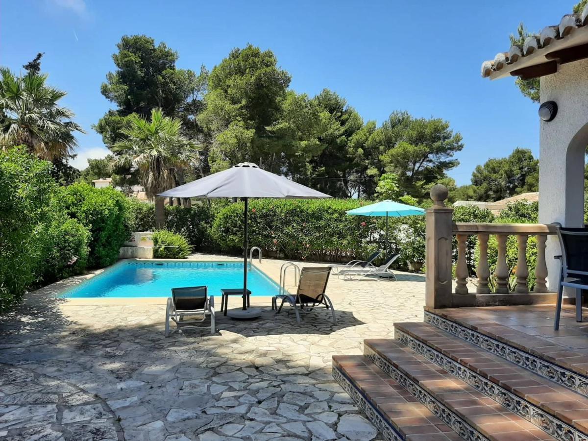 Villa Moreno With Large Private Pool Хавеа Экстерьер фото