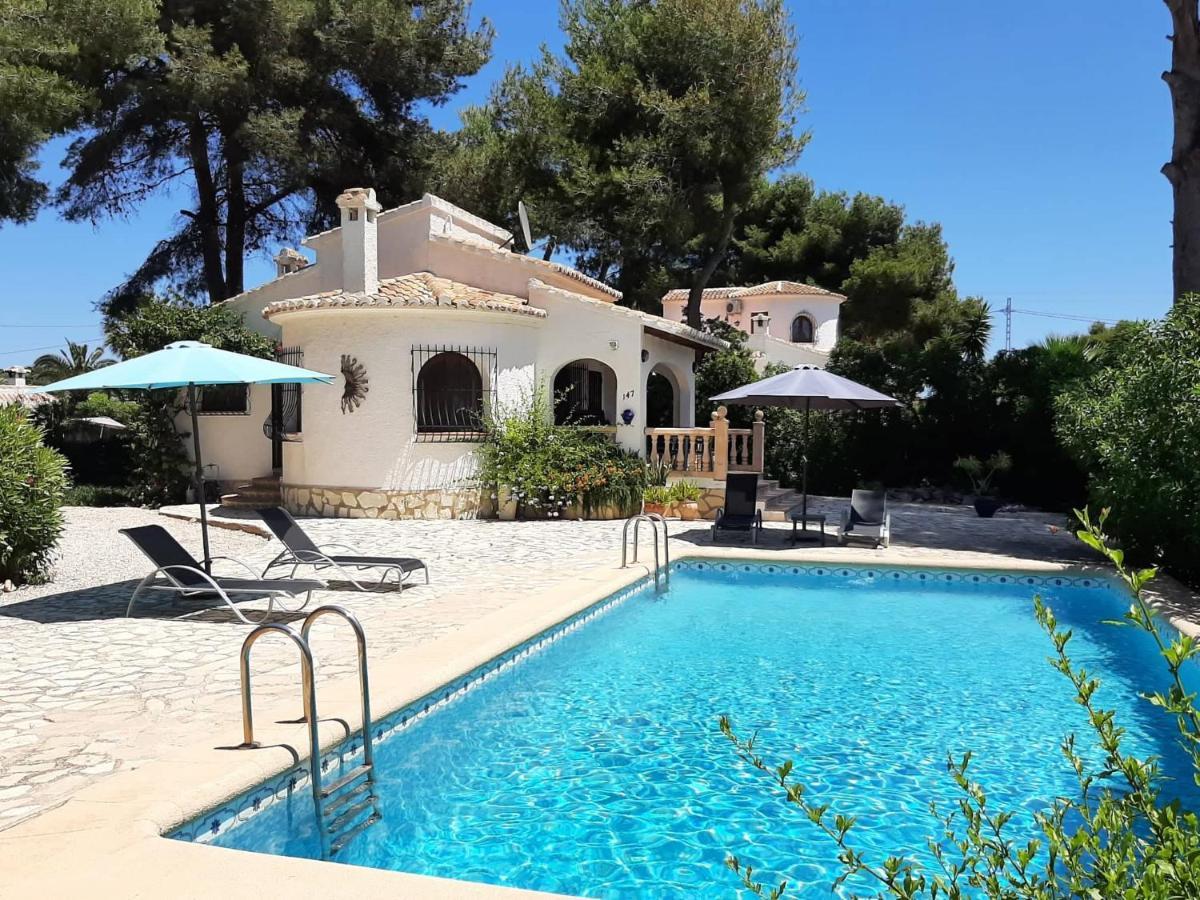 Villa Moreno With Large Private Pool Хавеа Экстерьер фото