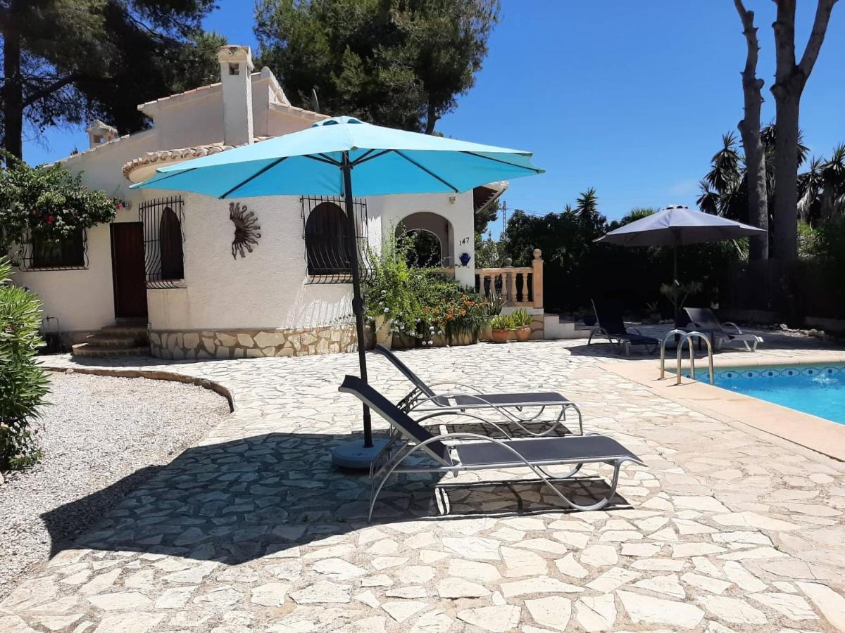 Villa Moreno With Large Private Pool Хавеа Экстерьер фото