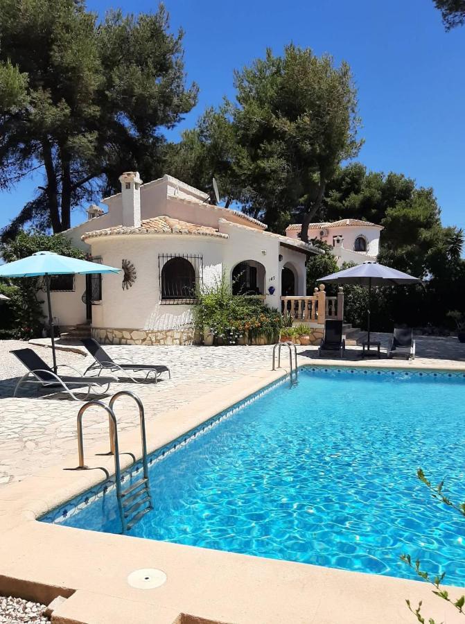 Villa Moreno With Large Private Pool Хавеа Экстерьер фото